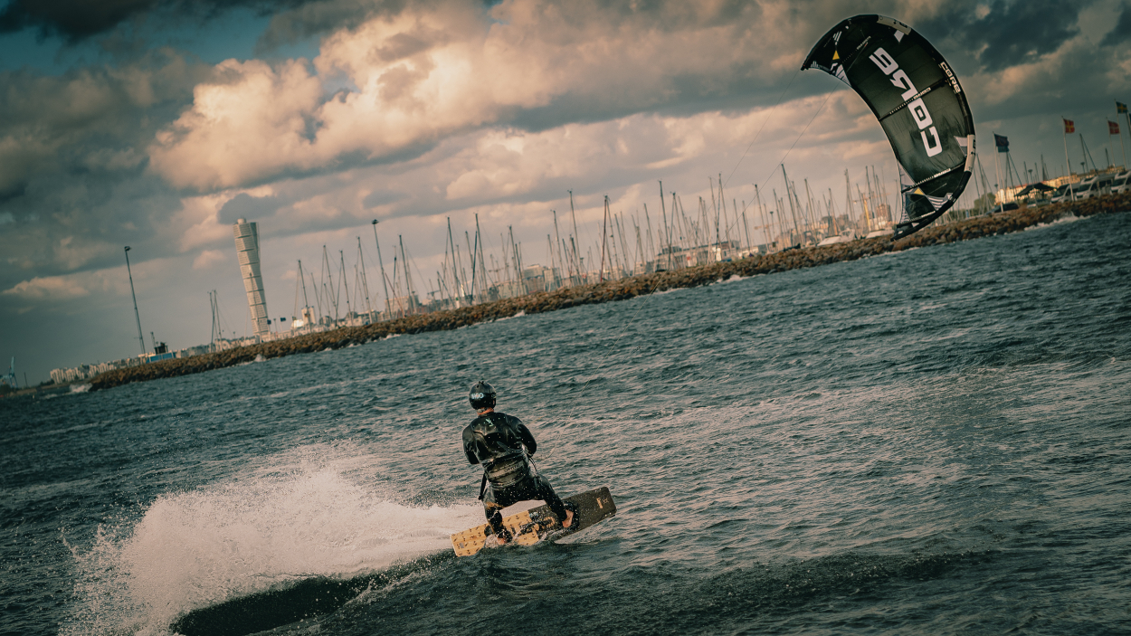 Kitesurfing on Ön, Limhamn